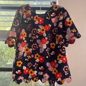 Victoria Beckham for Target scalloped top S